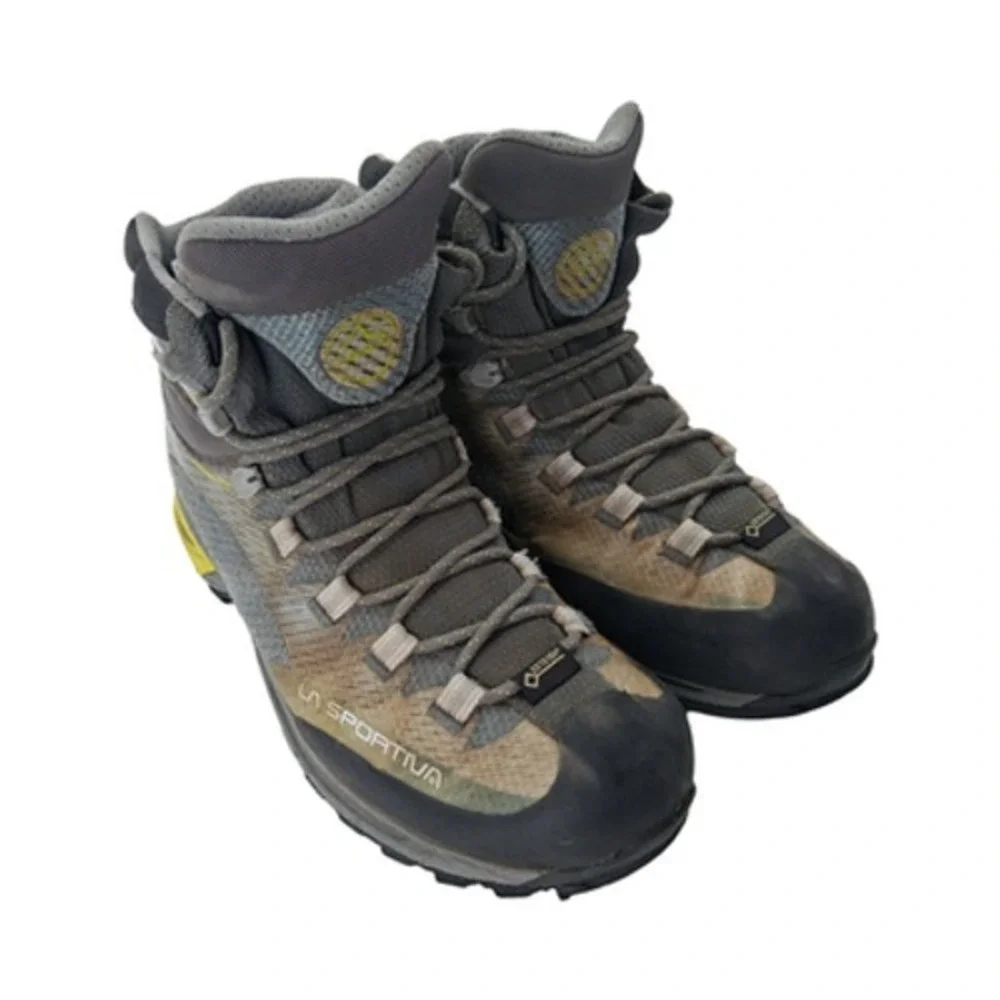 La Sportiva Hiking Boots Womens Size 7.5 Gray Trango TRK GTX WS GoreTex Vibram
